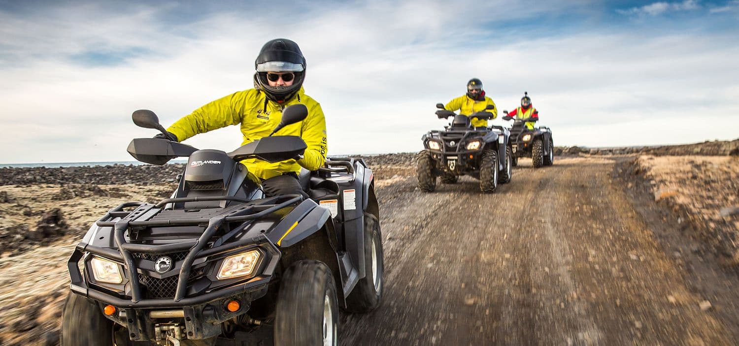 Lava Beach ATV Tour & Blue Lagoon