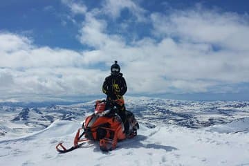 Snowmobiling
