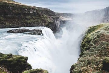 Cascada Gullfoss verano