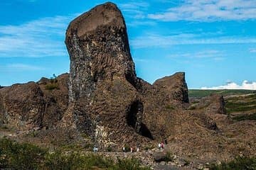 National park and basalt cliffs