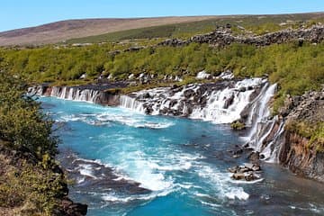 Hraunfossar Lava Waterfalls