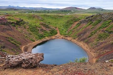 Krerið volcanic crater