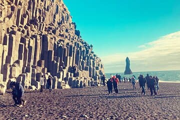 Reynisfjara or the Black Sand Beach at the South Coast