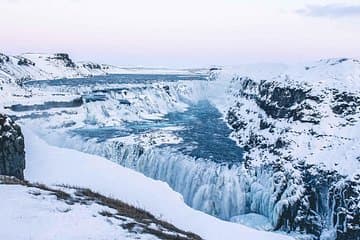 Cae el invierno en Gullfoss