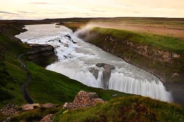 Majestatic Gullfoss Waterfall