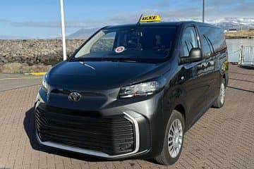 Modern Toyota Proace Verso Shuttle - perfect for airport transfers.