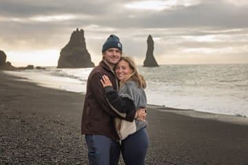 Surprise proposal photoshoot in Iceland
