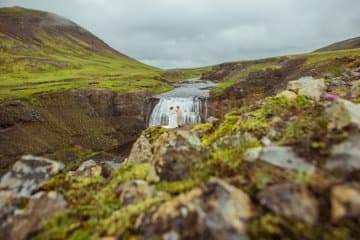 Destination wedding photoshoot in Iceland