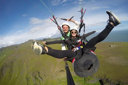 Tandem Paragliding Flights from Vik