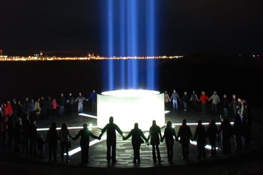Imagine Peace Tower Tour on Viðey island | John Lennon tribute