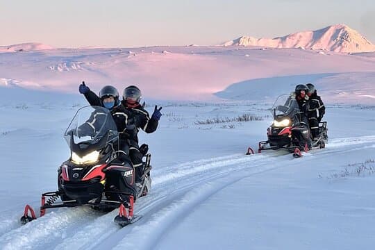 Snowmobile Tour by Lake Mývatn