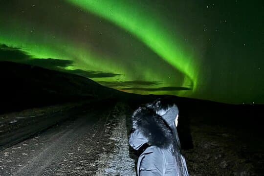 Private Northern lights tour with hot chocolate