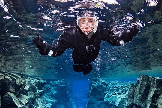 Golden Circle Private Tour with Silfra Snorkeling from Reykjavik