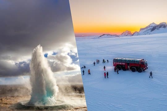 Golden Circle and Sleipnir Monster Truck Tour from Reykjavik
