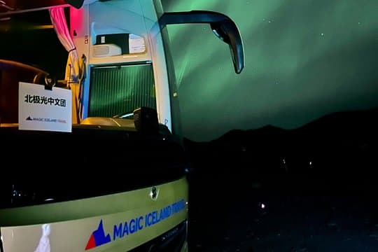 Iceland Reykjavik Northern Lights Bus Tour in Chinese 冰岛雷市中文极光团