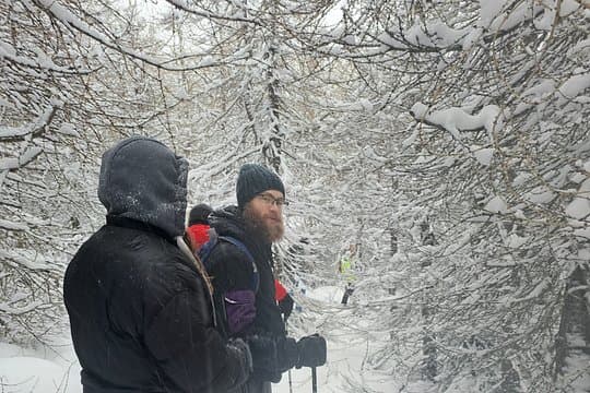 Akureyri Ruta con raquetas de nieve con El vikingo viajero