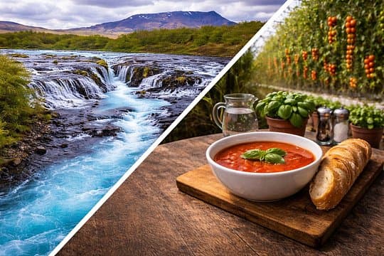 Golden Circle Extended with Bruarfoss & Farm Visit 8 stops