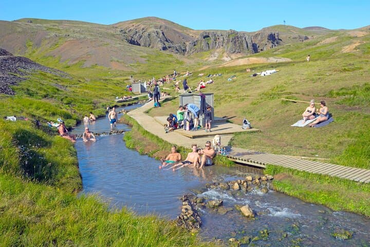 Senderismo privado por el místico Reykjadalur - Baño en el río caliente