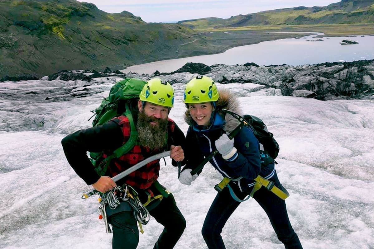 Glacier Hike, South Coast Waterfall & Black Sand Beach