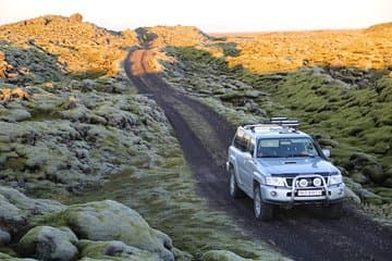 Lava landscape in Iceland