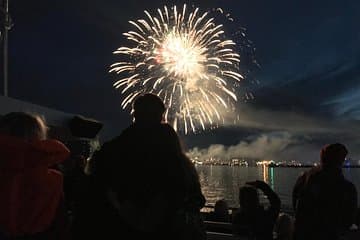 Firworks over the harbour