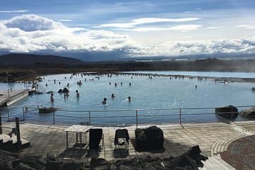 Nature baths in Lake Myvatn