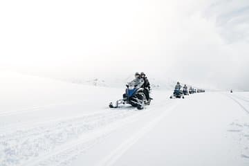 Snowmobiling tour