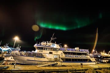 Northern Lights by Boat