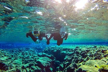 Snorkeling in crystral clear waters