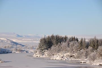 Lake Mývatn in winter