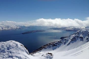 Eyjafjordur and hrísey island