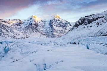 Falljökull or ''falling glacier'' in Icelandic, known for a stunning icefall higher up on the glacier