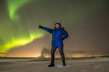 Norther lights taken at Hengill Volcano in our private tour.