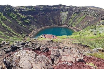 Kerid volcanic crater