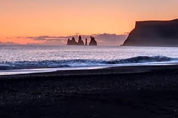The view from Vík í Mýrdal