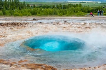 Strokkur at Geysir area