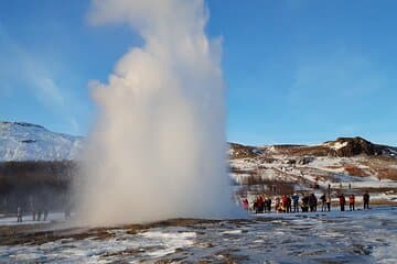 Strokkur hot spring