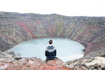 The 6500 year old Kerið Volcanic Crater
