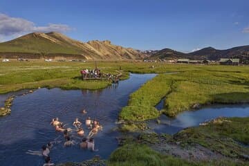 Hot-spring bathing , the perfect balm after your hike
