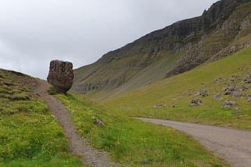 Legend has it that a hermit called Staupasteinn lives inside this rock, which is where it inherited it´s name from