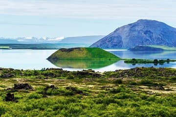 Lake Mývatn view