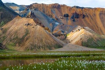 The famed Rhyolite hills of Landmannalaugar