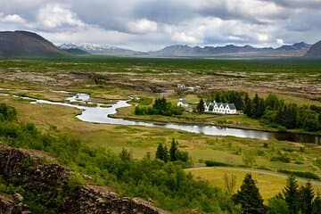 Þingvellir National Park is a true sight to behold, be ready to hike down into this fantastic landscape.