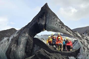 Incredible sculptures the glacier creates.