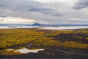 The view from Mt. Hverfjall