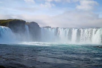 Godafoss view from below
