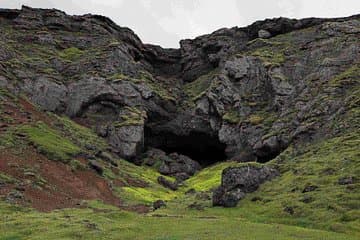 Small cave in the valley