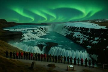 Gullfoss in winter