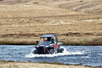 Private highlands buggy experience river crossing