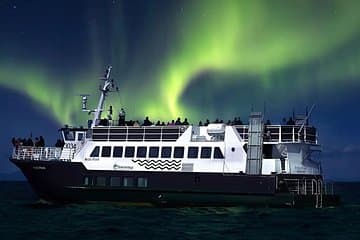 Take a boat ride onto the sea to watch the mystical and elusive Northern Lights